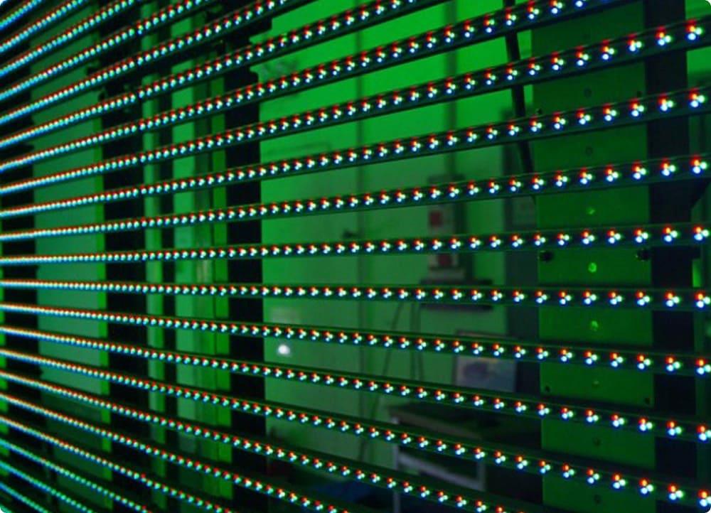 Медиафасад прозрачный Р10.42/10.42мм