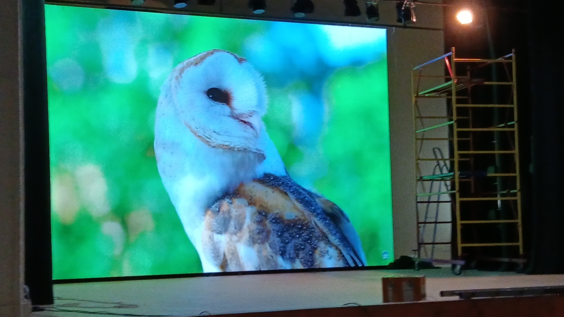 Экран для сцены в молодежном центре, Канск - фото 1