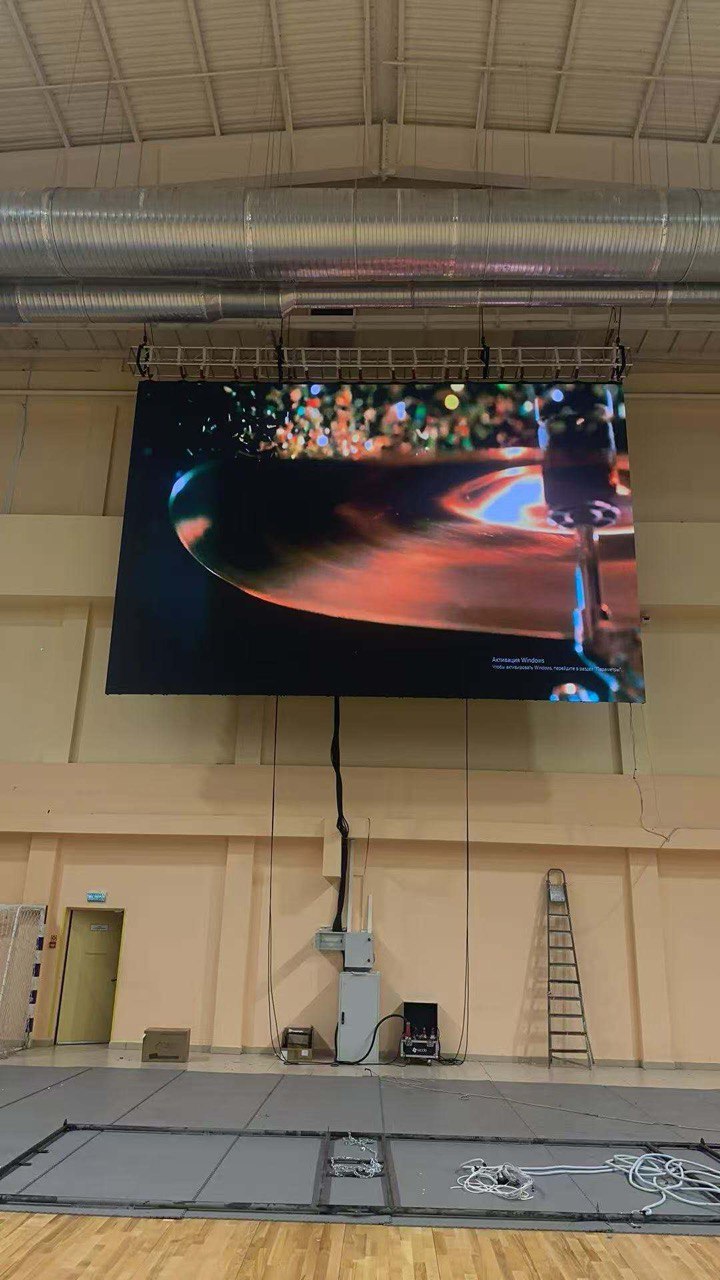 Интерьерный экран  Р4, для "Дворца Спорта "Юбилейный" г. Смоленск